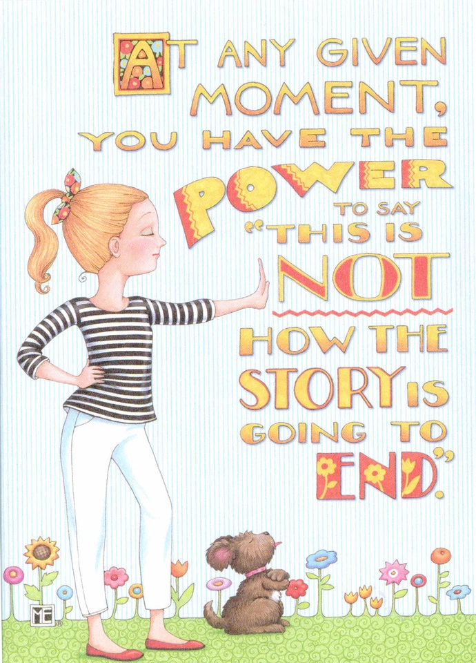 Mary Engelbreit-YOU HAVE THE POWER-Blank Greeting Card w/Envelope-NEW!
