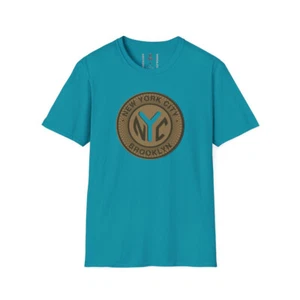 NYC Brooklyn Token New York City Unisex Softstyle T-Shirt - Picture 1 of 24