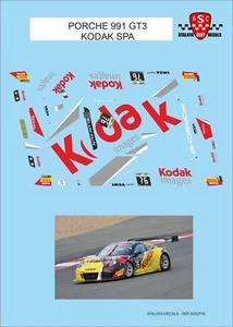 CALCAS De Slot Porsche 911 GT3 KODAK DECALS Scaleauto - Imagen 1 de 1