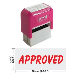 GEPRÜFT - Selbstfärbender Stempel - JYP 4911R-17 (ROTE TINTE) - Bild 1 von 1