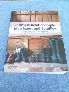 Intimate Relationships Marriages + Families 9th Edition Nick Stinnett Pages VG - Picture 1 of 3