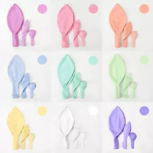Macaron Colorful Balloons,144Pcs Mixed Size 5/12/18 Inch Assorted Pastel 9 Color - Picture 1 of 6