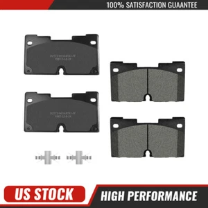 Front Ceramic Brake Pads w/ Hardware for Silverado Sierra 1500 Suburban Escalade - Foto 1 di 4
