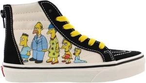 Vans The Simpsons 1987-2020 x Sk8-Hi Zip Boys Shoes Size: 11.5 US - Picture 1 of 5
