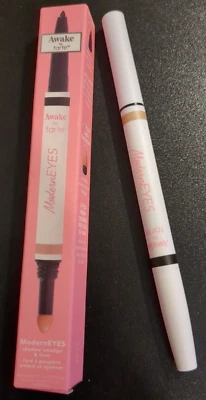 Awake By Tarte - Ojos modernos - Sombra mancha y delineador - Negro / Champagne - NUEVO Foto 1 de 4