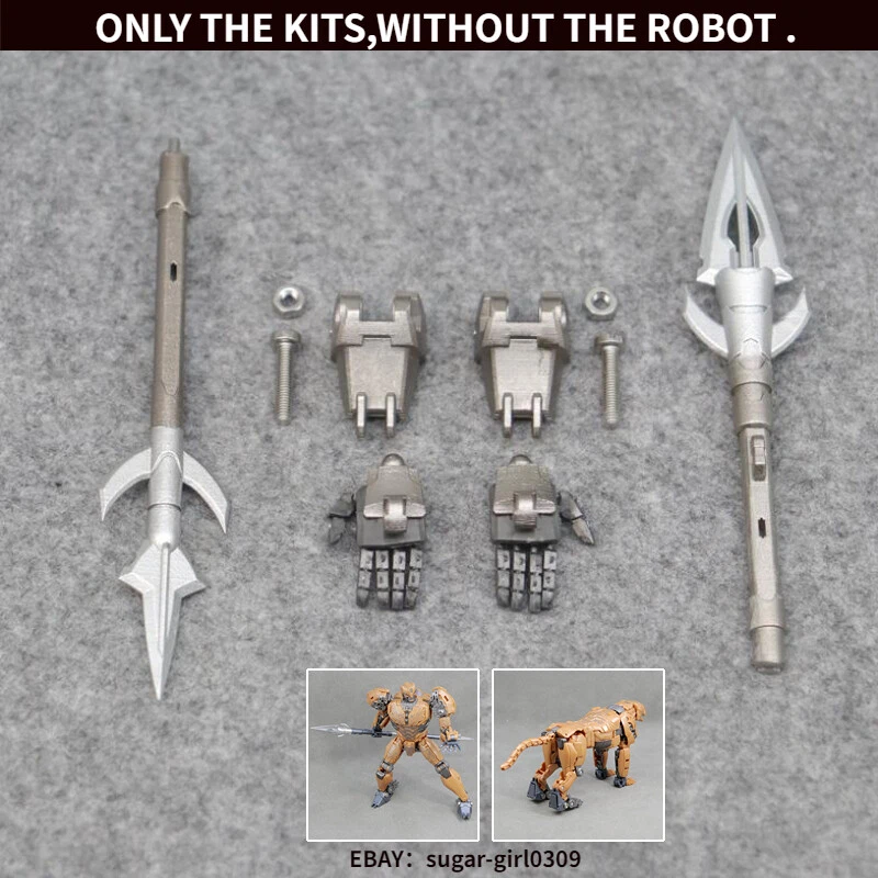 3D DIY Weapon Spear Replacement Foot Movable Hands Upgrade Kit For SS98 Cheetor - Image 1 of 4