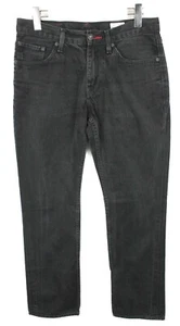 Tommy Hilfiger Mercer Fit Herrenjeans W32/L32 Zip Fly Schnurrhaare Gewaschen - Bild 1 von 9