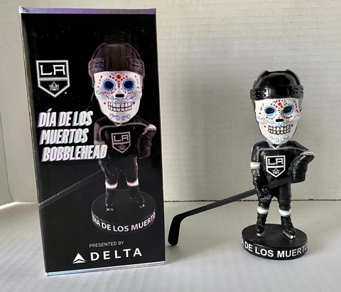 LA Kings Dia de los muertos bobblehead SGA KINGS 10/30/21! STILL IN BOX Cover