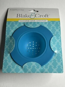 BLUE Silicone Sink Strainer - (4.625"D / 11.7cm) - Picture 1 of 3