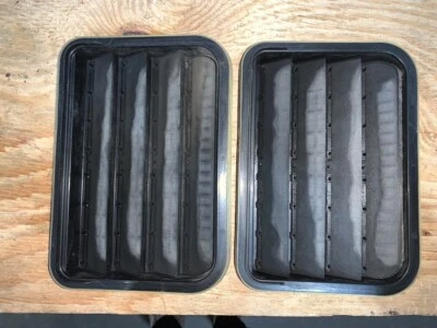 Porsche Panamera 2012 par de rejilla de ventilación de presión trasera derecha izquierda OEM Foto 1 de 3