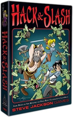 Hack & Slash Card Game Steve Jackson Games SJG5965 Board Quick Play Solo - Image 1 of 4