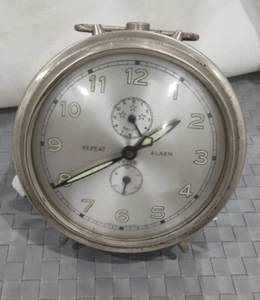 Raro Reloj Despertador PETER Repetición Grande De Colección XXL ALEMANIA - Imagen 1 de 7