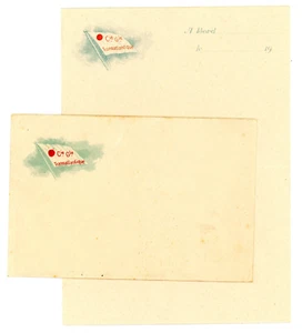 Sobre y cabeza de letra #6D línea francesa SS Suffren de los años 1910-20 - Imagen 1 de 2