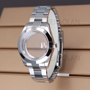 36mm/40mm Steel Watch Case nh35 Oyster strap 316L Stainless Steel For Seiko NH35 - Picture 1 of 16