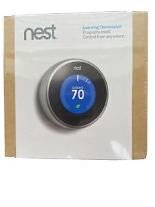 Nest 2nd Generation Learning Silver Programmable Thermostat