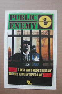 Public Enemy Album poster ads 1988 It Takes A Nation Of Millions To Hold Us Back - Picture 1 of 1