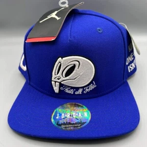 Air Jordan Hat Men Blue Space Jam That's All Folks Jumpman Snap Back Cap New - Picture 1 of 8