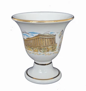 Pythagoras cup Pythagorean cup of justice Parthenon white  - Picture 1 of 4