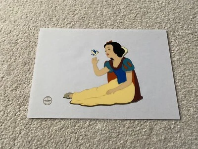 Original WALT DISNEY Snow White & Blue Bird Serigraph SeriCel Cel Cell NEW !!! - Image 1 of 3