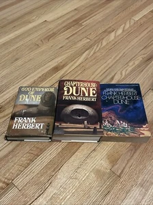 DUNE Vintage Book Lot -Children Of Dune God Emperor Hardcover BCE Dune Storybook - Picture 1 of 10