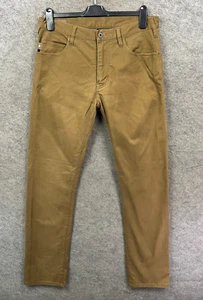 Jeans Emporio Armani uomo 31 x 32 colore beige denim slim fit fondo gamba - Foto 1 di 13