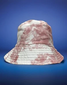 Fischerhut rosa weiß Tye Dye Sonne Angeln Gartenarbeit stilvoll Einheitsgröße - Bild 1 von 5