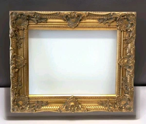 Bilderrahmen Barock Gold Holzrahmen Rokoko Fotorahmen 40 cm x 30 cm Antik Stil - Bild 1 von 6