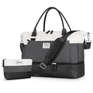 Weekender Bags for Women Personal Item Travel Bag with Shoe Compartment Carry... - Picture 1 of 6