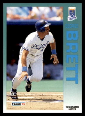1992 Fleer #154b George Brett - Image 1 of 2