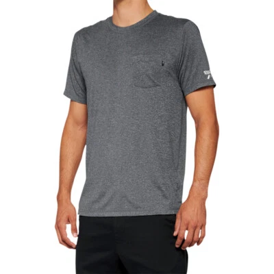 100% Mission Athletic T-Shirt - Charcoal | Medium - Image 1 of 2