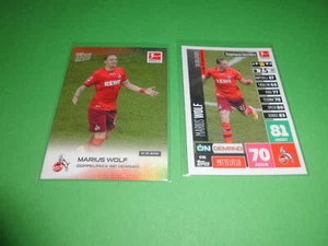 Topps NOW/ON DEMAND 2 Bundesliga 20/21 cartas de Marius Wolf 1FC Colonia - Imagen 1 de 2