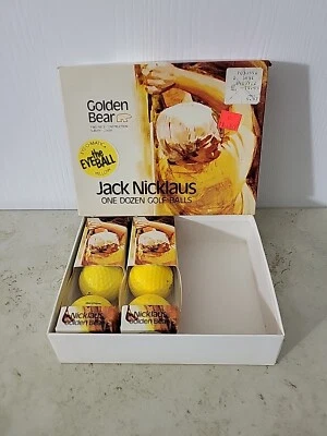 6 Vintage Jack Nicklaus Golden Bear MacGregor Golf Balls RARE - Image 1 of 4