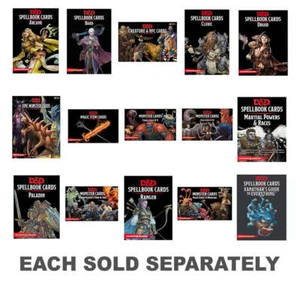 Brand New Dungeons & Dragons Roleplaying Game Spellbook Cards Ages 12+ - Imagen 1 de 18