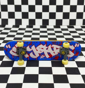 *LOOSE* Spin Master Tech Deck Blue City Stars Graffiti Skateboard Fingerboard - Picture 1 of 5