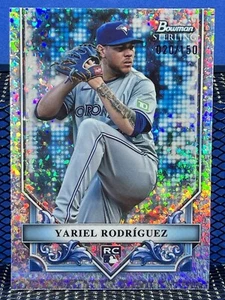 2024 Bowman Sterling YARIEL RODRIGUEZ Jays RC Mini Diamond Refractor 020/150 - Picture 1 of 2