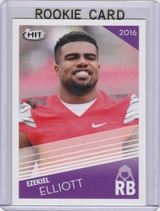 EZEKIEL ELLIOTT ROOKIE CARD Ohio State Buckeyes 2016 FOOTBALL RC Dallas Cowboys! - Picture 1 of 2