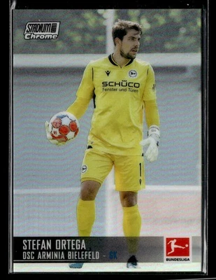 2021-22 Stadium Club Chrome Bundesliga Stefan Ortega #17 Refractor - Image 1 of 2