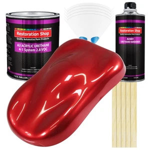 Restoration Shop Firethorn Red Pearl Acrylic Urethane Gallon Kit Auto Paint - Picture 1 of 5