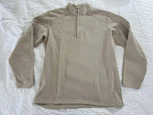DRIFIRE 1/4 Zip Mock Fleece DF2-277MZ Desert Sand Tan FR Sweatshirt Men's Medium - Picture 1 of 8