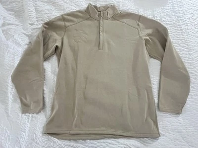 DRIFIRE 1/4 Zip Mock Fleece DF2-277MZ Desert Sand Tan FR Sweatshirt Men's Medium - Image 1 of 4