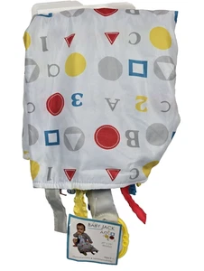 Baby Jack A B C 1 2 3 Blanket Education Comfort Entertaining Security 29" x 19" - Picture 1 of 7
