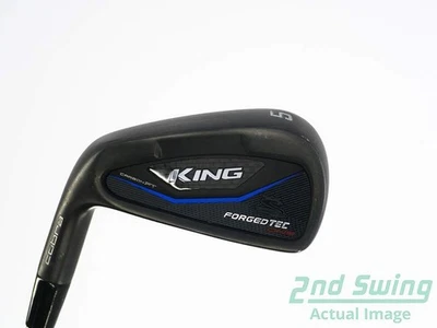 Cobra KING BLK Forged Tec One Length Single Iron 5 Iron Steel Stiff Left 37.25in - Image 1 of 4