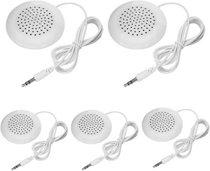 5pcs Pillow Speaker Under Pillow Speaker for Sleep 3.5mm Mini Stereo Speaker - Picture 1 of 7