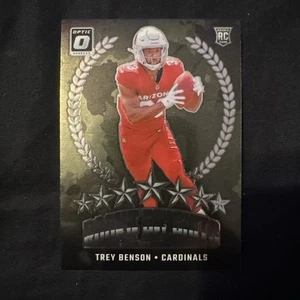 2024 Panini Optic Rookie Recruits Trey Benson Arizona Cardinals - Picture 1 of 2
