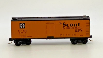N Scale Kadee "S.F.R.D." The Scout Yellow Freight Car No Box #3 - Image 1 of 4