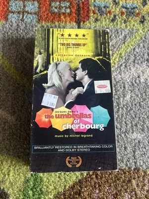 The Umbrellas Of Cherbourg VHS 1997 1964 French W/ English Subtitles RARE Promo - Image 1 of 4