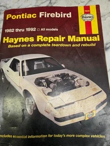 Haynes Pontiac Firebird Repair Manual Used - Picture 1 of 1