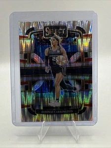 2024 Panini Select WNBA - Concourse DiJonai Carrington #18 Silver Flash Prizm - Picture 1 of 2