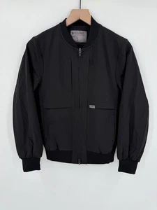 Figs Pro Bomberjacke Damen Gr. XS schwarz durchgehender Reißverschluss leichte Taschen " - Bild 1 von 4