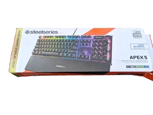 SteelSeries Apex 5 RGB Mechanische Gaming Tastatur in Box - Bild 1 von 4